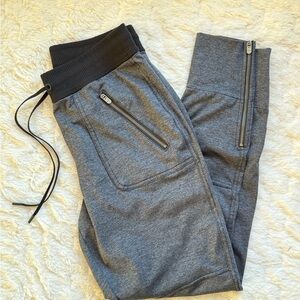 Athleta Heather Gray Jogger with Zipper Pockets
